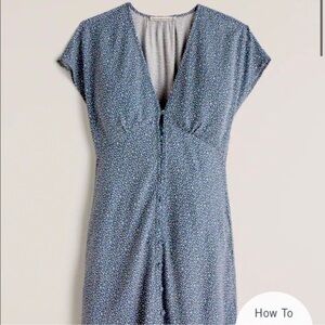 Abercrombie Button Down Dress with Pockets XL - Tall